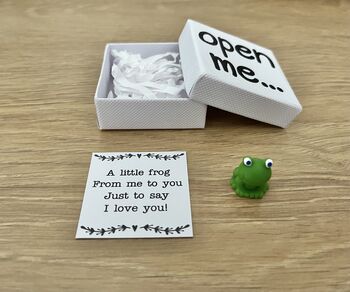 I Love You Gift, Frog Gift, Keepsake Gift, Novelty Gift, 5 of 7
