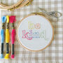 Be Kind Embroidery Hoop Kit, thumbnail 2 of 3