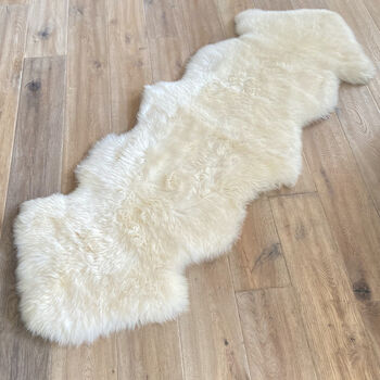 Double Sheepskin Rug In Various Colours, 5 of 5