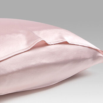 Mulberry Silk Pink Standard Pillowcase, Single, 2 of 8