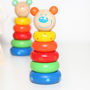 Wooden Animal Stacking Toy With Personalised Bag, thumbnail 3 of 5