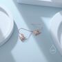 Sterling Silver Dangling Highland Cow Drop Earrings, thumbnail 5 of 11