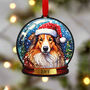 Rough Collie Dog Tree Decoration, thumbnail 1 of 2