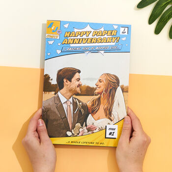Personalised Paper Anniversary Comic Book, 3 of 11