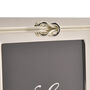Personalised Love Knot Silver Plated Frame – 5x7, thumbnail 2 of 6