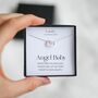 Angel Baby Sympathy Gift, Baby Loss Necklace, thumbnail 1 of 6