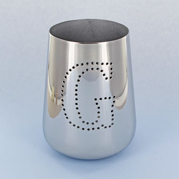Silver Alphabet Letters Tea Light Holders By G Decor, 11 of 11