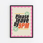 Personalised 'Please Leave By 9pm' Quote Print, thumbnail 3 of 8