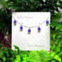 Bluebell Flower Charm Bracelet, thumbnail 3 of 6