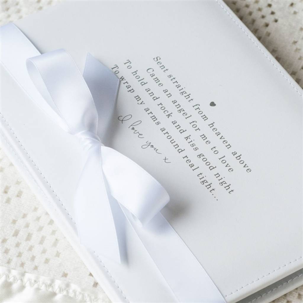 Personalised Leather Luxury Baby Record Book By Sassy Bloom As seen on