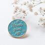 Never Give Up Enamel Pin, thumbnail 2 of 9