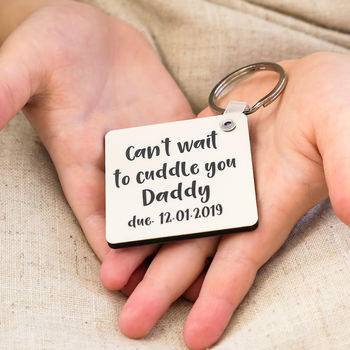 Personalised Ultrasound And Message Keyring, 2 of 4