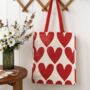 Bold Red Heart Shopper, thumbnail 1 of 2