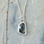 Montana Sapphire Necklace In Sterling Silver 0.9ct, thumbnail 1 of 3