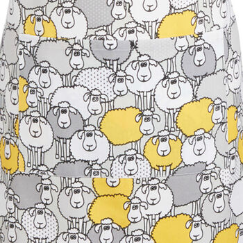 100% Cotton Chefs’ Apron Sheep Flock, 2 of 3