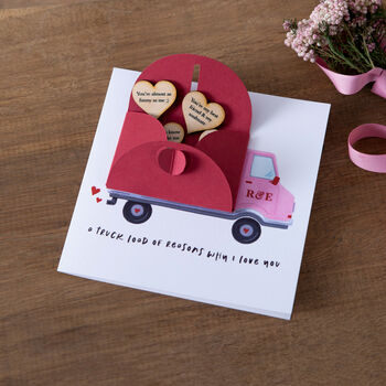 Truck Loads Of Love Valentine's Card, 3 of 3