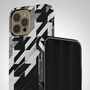 Houndtooth X Marble Tough Case For iPhone, thumbnail 1 of 4