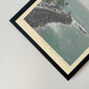 Personalised Retro Photo Holiday Print, Unframed, 3 of 8