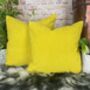 Sunshine Yellow Velvet Cushion, thumbnail 12 of 12