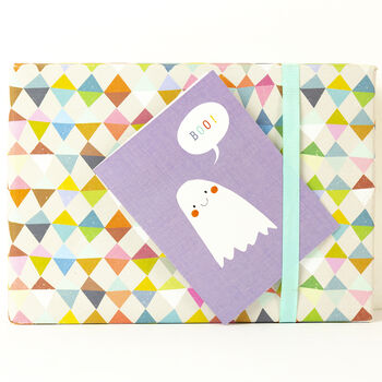 Mini Ghost Greetings Card, 3 of 5