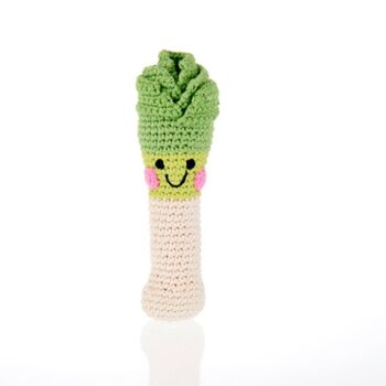 Handmade Friendly Leek Fair Trade Toy, 2 of 3