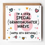 Granddaughter 18th Birthday Card, thumbnail 1 of 4