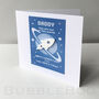 Personalised Father's Day Card With Space Rocket, thumbnail 2 of 3