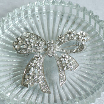 Vintage Style Bow Brooch, 3 of 5