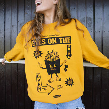 Eyes On The Fries Graphic Sweatshirt, 3 of 3