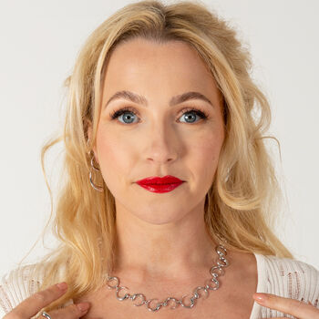 Sterling Silver Crescent Moon Necklace, 3 of 12