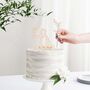 Wedding Couple And Leafy Branches Cake Topper Set, thumbnail 2 of 2