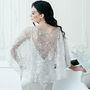 Beaded Bridal Cape Art Deco Wedding Capelet, thumbnail 1 of 12