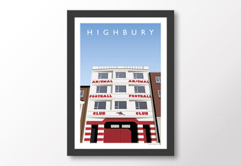 Arsenal Fc Highbury West Stand Entrance Poster, 8 of 8