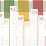 2024 Wall Year Planner Woven Design, thumbnail 3 of 3