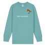 Childrens Unisex Organic Cotton Embroidered Robin Christmas Jumper, thumbnail 8 of 12