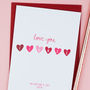 Love You Fiancé Valentine's Card, thumbnail 6 of 6