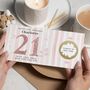 Personalised 21st Birthday Scratch Reveal Gift Voucher, thumbnail 1 of 4