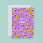 Adorable 'Bee Mine' Valentine's Day Card, thumbnail 3 of 4