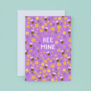 Adorable 'Bee Mine' Valentine's Day Card, 3 of 4