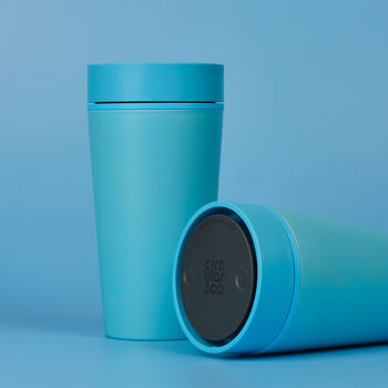 Circular And Co Coffee Cup Made From Bubblegum 12oz Blue, 8 of 8