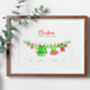 Personalised Elf Outfit Family Print, thumbnail 1 of 2