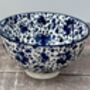 Blue And White Floral Design Bowl, thumbnail 6 of 6
