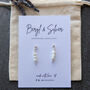 Mother Of Pearl Droplet Earrings, thumbnail 2 of 4