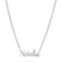 Custom Italics Name Necklace, thumbnail 2 of 2