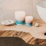 Hand Painted Votive Candle | Bergamot Tea + Jasmine, thumbnail 2 of 6
