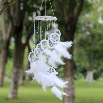 Cascading Boho Halo Dream Catcher For Garden, 2 of 5