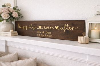 Happily Ever After Wedding Sign, 5 of 5