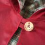 Handmade Little Red Riding Hood Waxed Cape, thumbnail 7 of 8