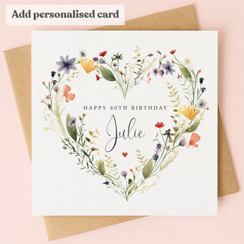 Personalised 60th Birthday Plant Pot Gift | Add Plant, 7 of 8