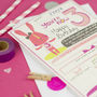3rd Birthday Personalised Card For Girls, thumbnail 2 of 3